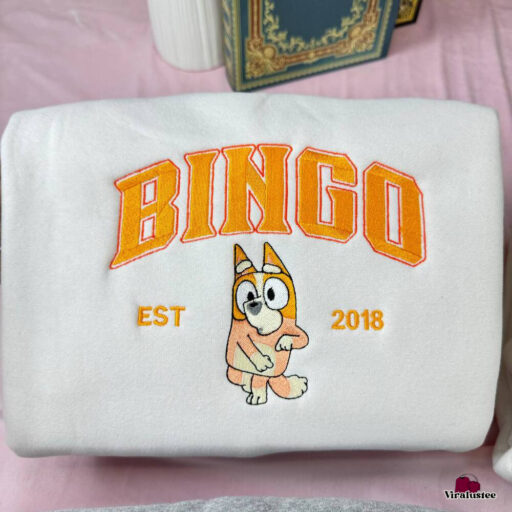 Cute Bluey Family Embroidered Sweatshirts Bluey Shirt Mothers Day Gift Gift For Dad 3 512x512 2.jpg