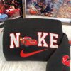 Cute Lightning McQueen And Sally Nike Embroidered Sweatshirts Nike Embroidery Matching Couple 2 512x573 1.jpg